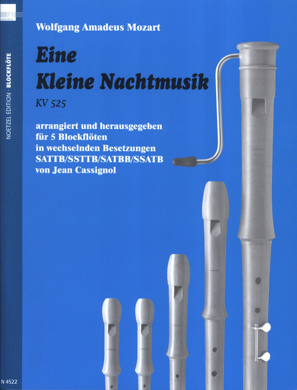 Mozart: Eine Kleine Nachtmusik, K. 525 (arr. for recorder quintet)