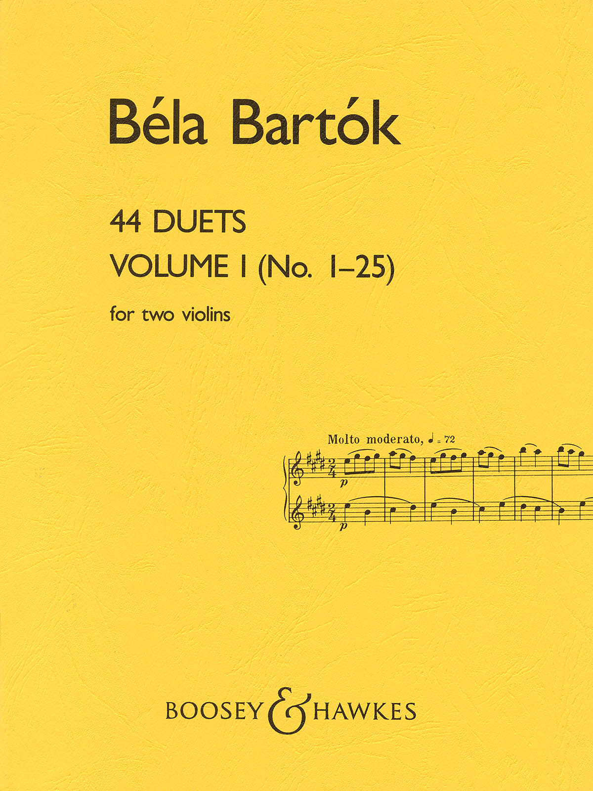 Bartók: 44 Violin Duets - Volume 1 (Nos. 1-25)