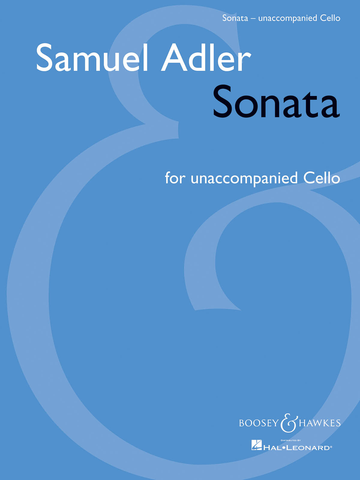 Adler: Sonata for Unaccompanied Cello