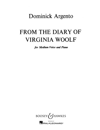 Argento: From the Diary of Virginia Woolf