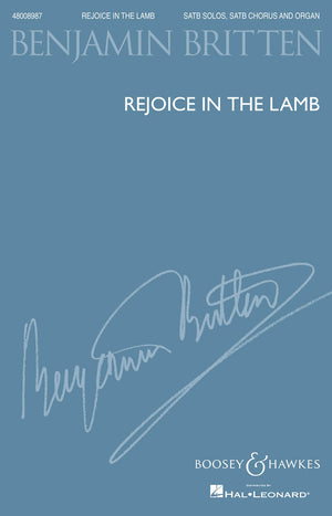Britten: Rejoice in the Lamb, Op. 30