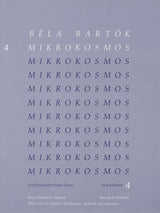Bartók: Mikrokosmos - Volume 4