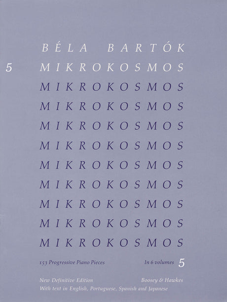 Bartók: Mikrokosmos - Volume 5