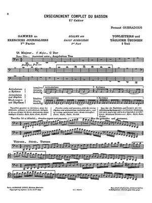 Oubradous: Complete Study of the Bassoon - Volume 1