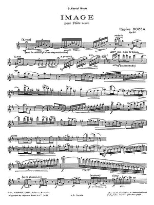 Bozza: Image for Solo Flute, Op. 38