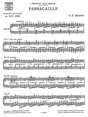 Handel-Béon: Passacaille (Passacaglia)
