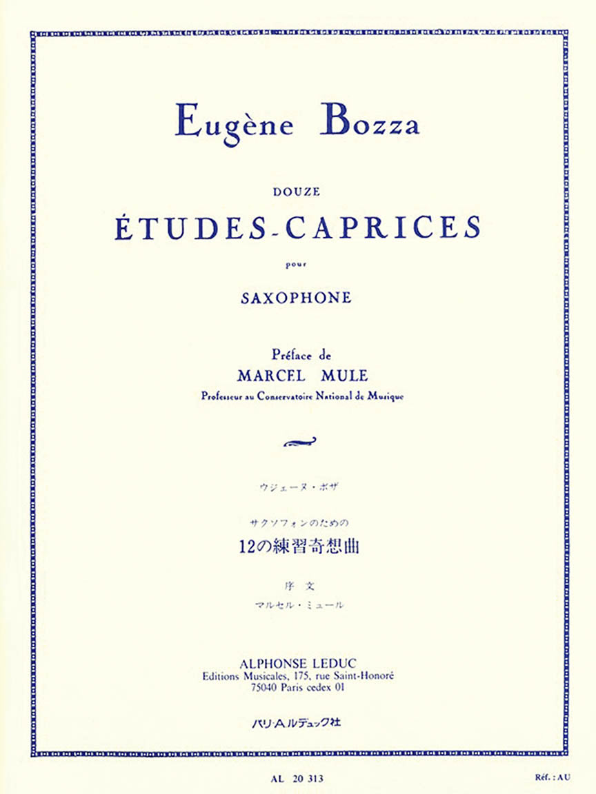 Bozza: 12 Études-Caprices