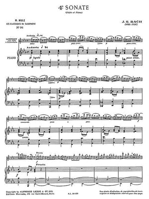 Bach: Sonata in C Major, BWV 1033 (arr. for alto sax)