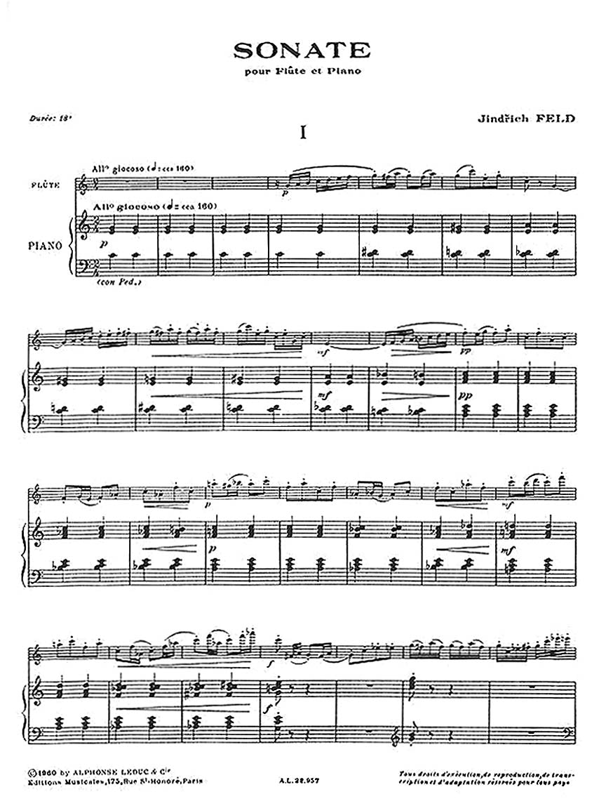 Feld: Flute Sonata