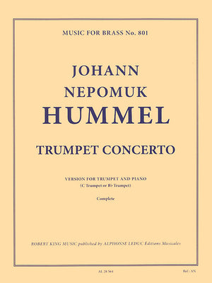 Hummel: Trumpet Concerto in E Major (transposed to E-flat Major)