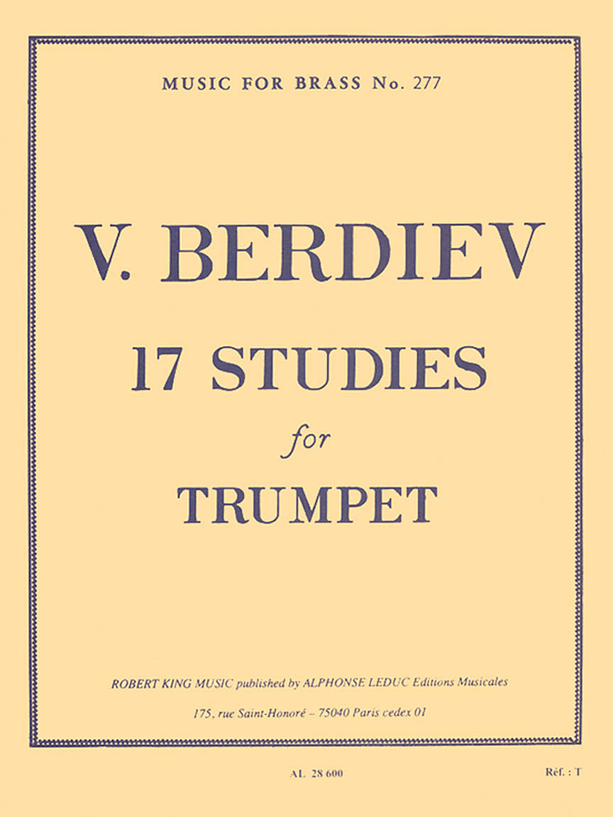 Berdiev: 17 Studies for Trumpet