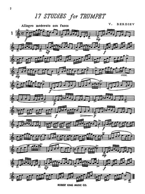 Berdiev: 17 Studies for Trumpet
