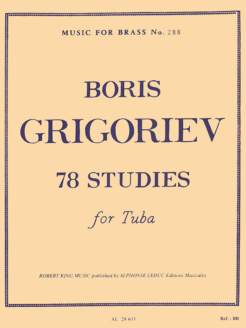 Grigoriev: 78 Studies for Tuba