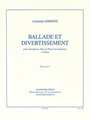 Ghidoni: Ballade et divertissement
