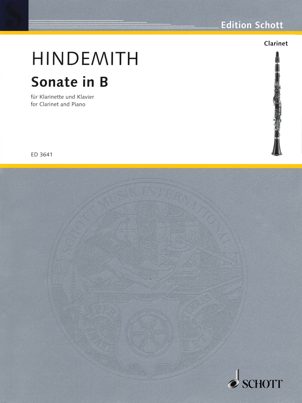 Hindemith: Clarinet Sonata in B-flat - Ficks Music