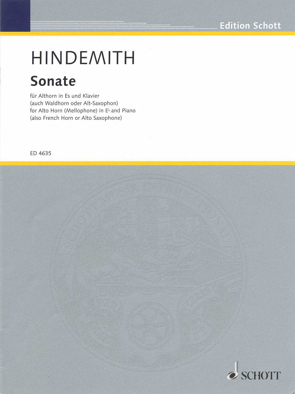 Hindemith: Sonata for Alto Horn