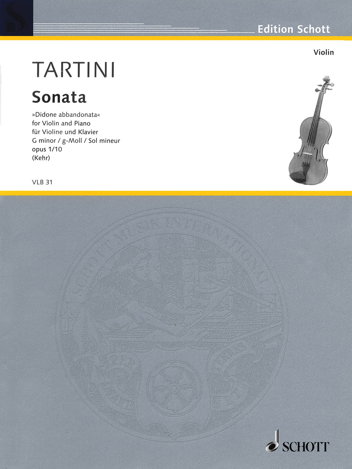 Tartini: Sonata in G Minor ("Didone abbandonata"), Op. 1, No. 10