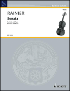 Rainier: Viola Sonata