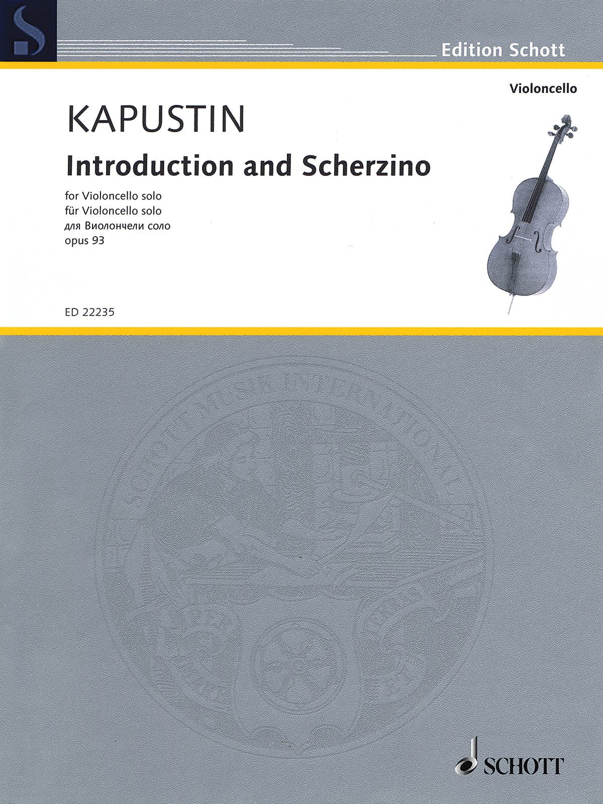 Kapustin: Introduction and Scherzino, Op. 93