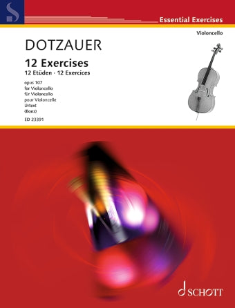 Dotzauer: 12 Exercises, Op. 107
