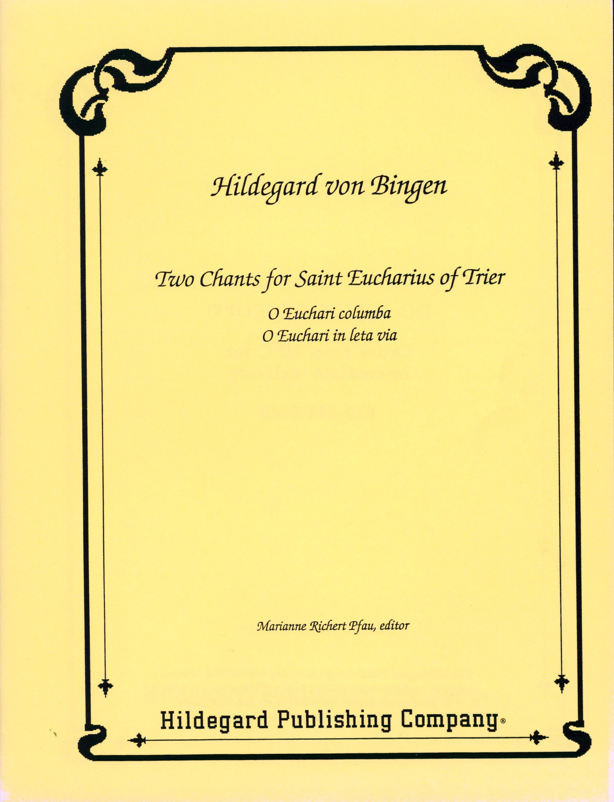 Hildegard: 2 Chants for Saint Eucharius of Trier