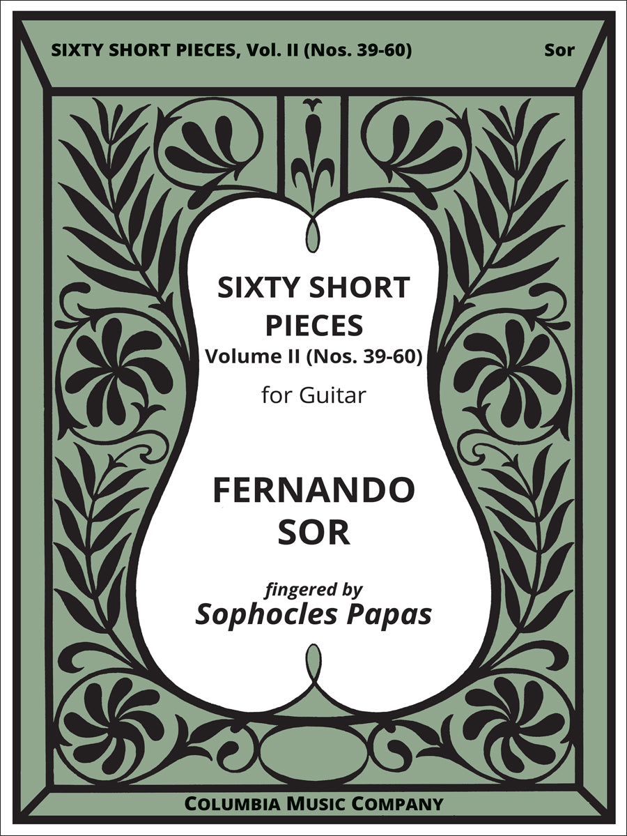 Sor: 60 Short Pieces for Guitar - Volume 2 (Nos. 39-60)