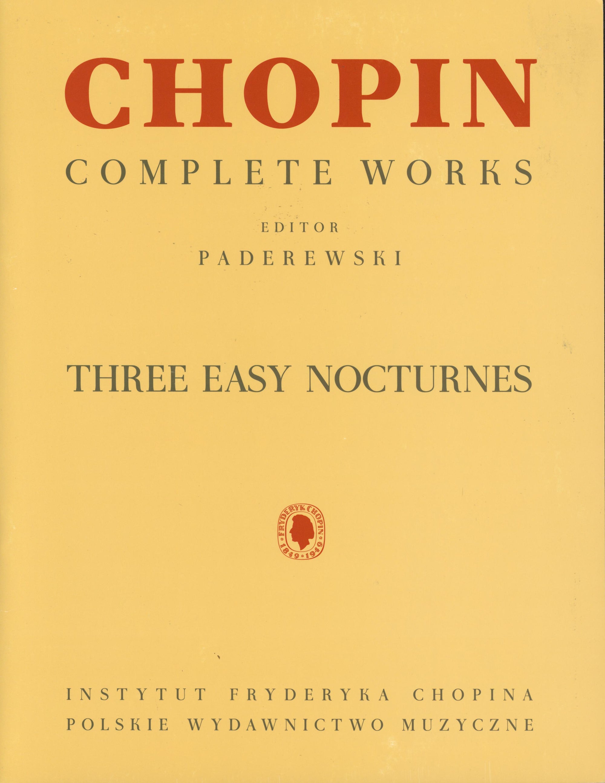 Chopin: 3 Nocturnes, Op. 9, Nos. 1 & 2, and, Op. 55, No. 1