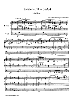 Rheinberger: Organ Sonata No. 11 in D Minor, Op. 148