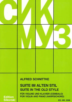 Schnittke: Suite in Old Style