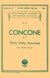 Concone: 30 Daily Exercises, Op. 11