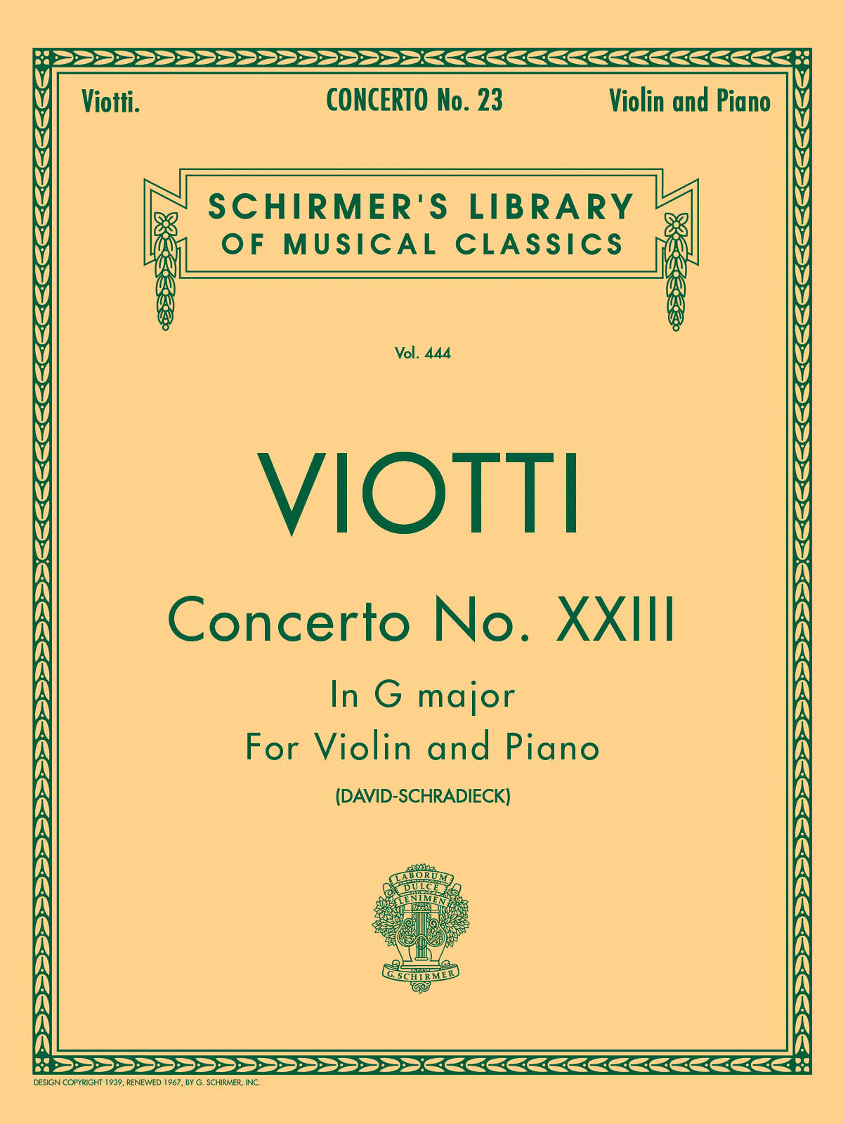 Viotti: Violin Concerto No. 23 in G Major