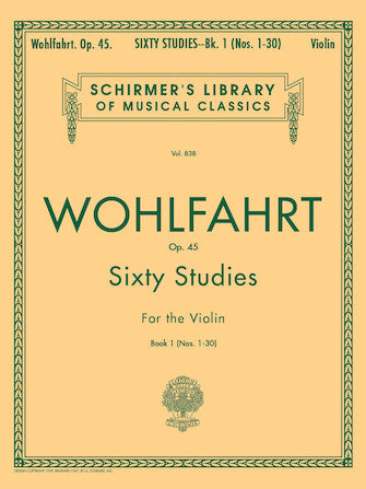 Wohlfahrt: 60 Studies, Op. 45 - Book 1 (Nos. 1-30)