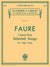 Fauré: 25 Selected Songs