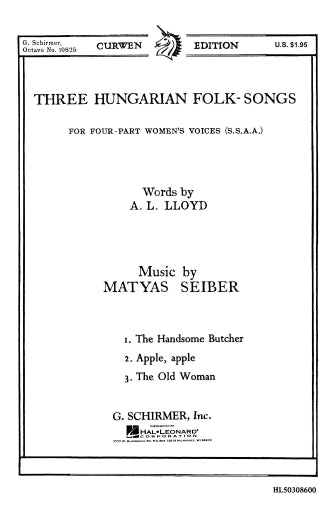 Seiber: 3 Hungarian Folk Songs