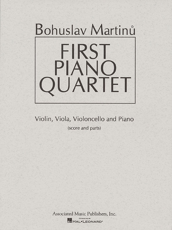 Martinů: Piano Quartet