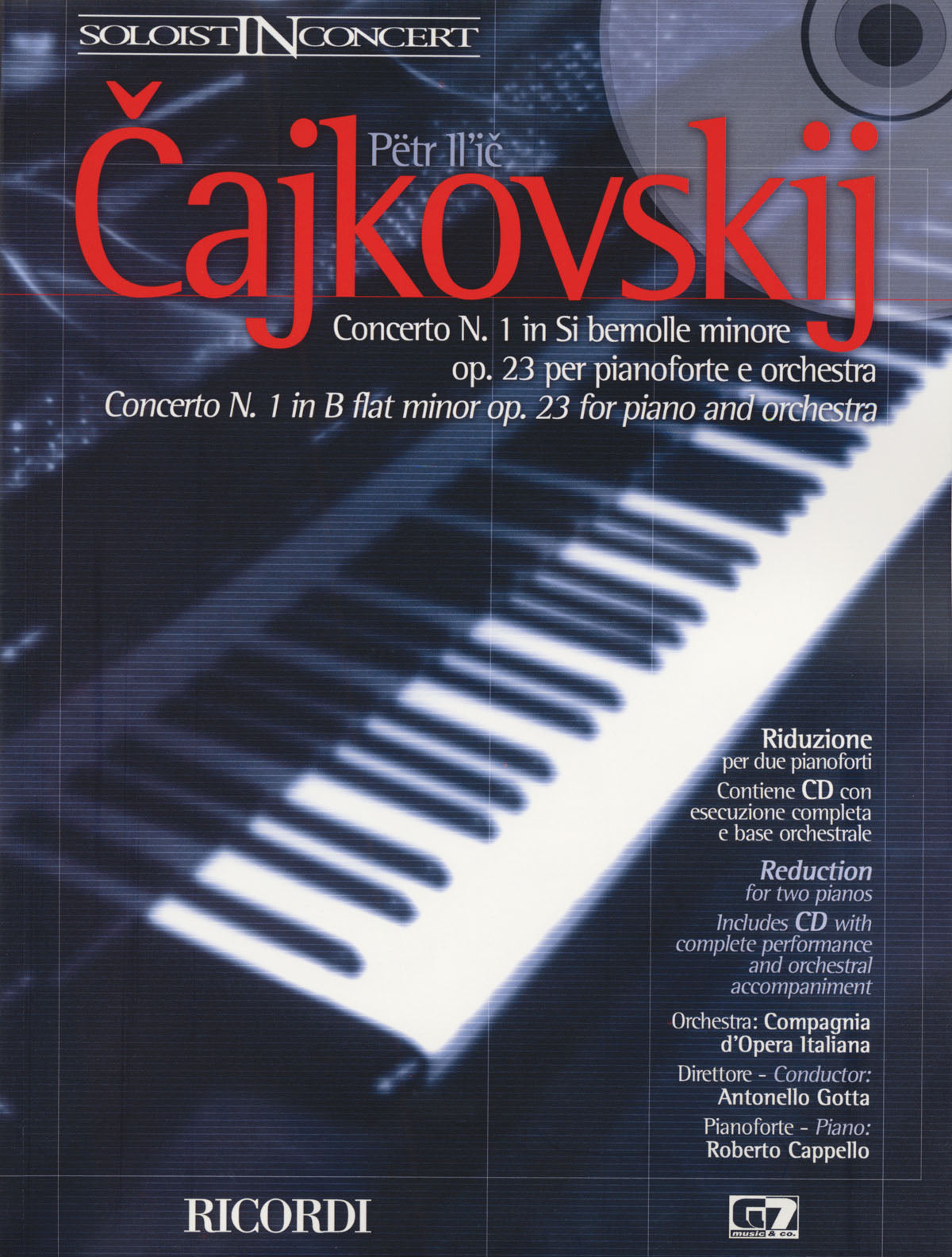 Tchaikovsky: Piano Concerto No. 1 in B-flat Minor, Op. 23 - Book & CD