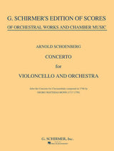Schoenberg-Monn: Cello Concerto in D Major