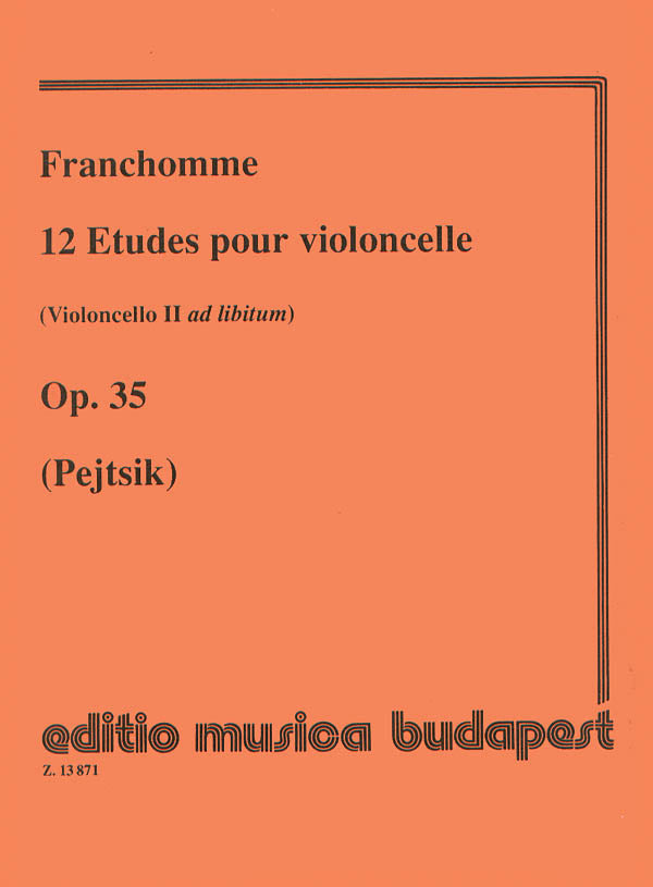 Franchomme: 12 Etudes, Op. 35