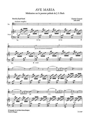 Bach-Gounod: Ave Maria (arr. for cello & piano)