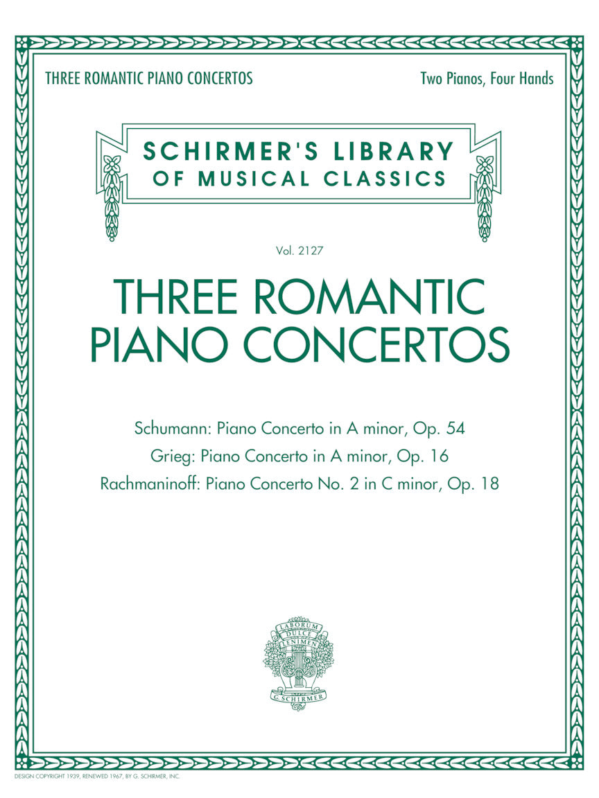 3 Romantic Piano Concertos