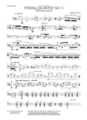 Sheng: String Quartet No. 5