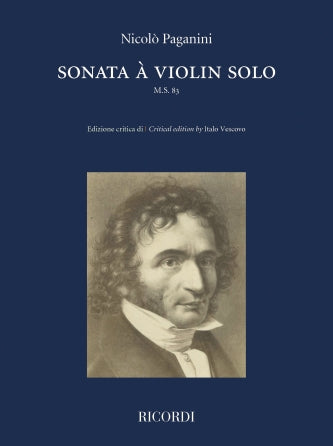 Paganini: Sonata for Solo Violin, MS 83