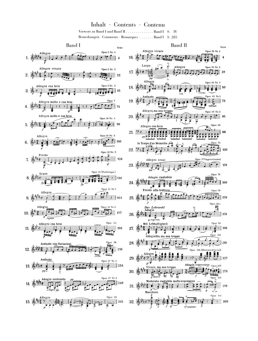 Music　II　Beethoven:　Volume　Sonatas　Piano　Ficks