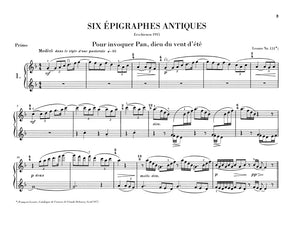 Debussy: 6 Epigraphes Antiques (Version for piano, 4-hands)