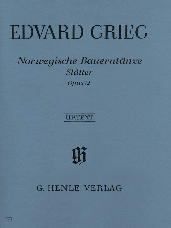 Grieg: Norwegian Peasant Dances, Op. 72