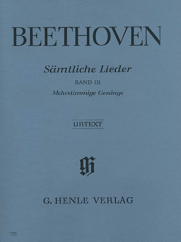 Beethoven: Complete Songs for Voice and Piano - Volume 3