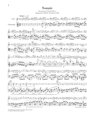 Ravel: Sonata for Violin and Cello