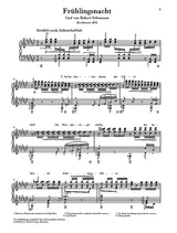 Schumann-Liszt: Frühlingsnacht