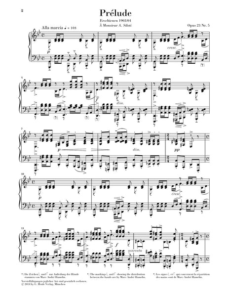 Rachmaninoff: Prélude in G Minor, Op. 23, No. 5