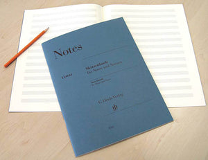 Notes: Sketchbook for Music - 32 pages
